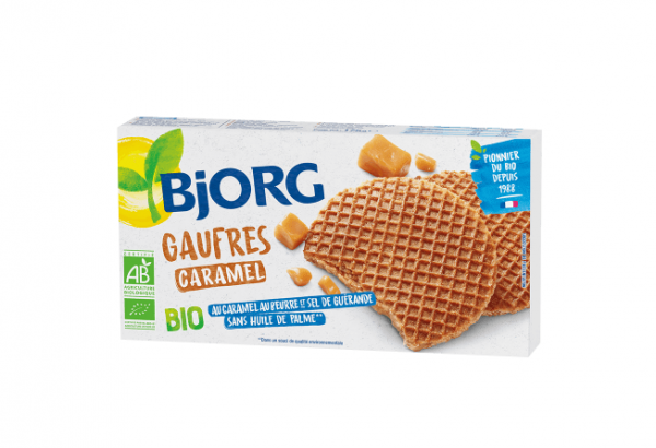 Bjorg Gaufre Bio Caramel, 175g